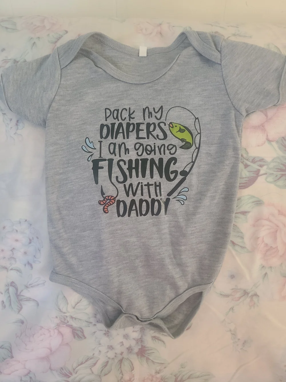 Grey Baby Onesie